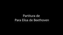 Para Elisa Partitura flauta, sax, violin, trompeta, oboe, chelo, viola, clarinete, tenor,