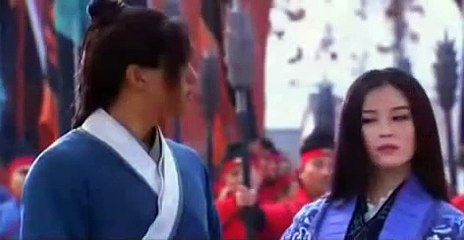 Zhang Wuji & Zhou Zhiruo vs. The Three Monks