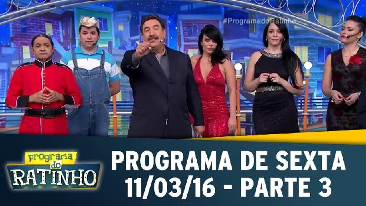 Programa do Ratinho 11.03.16 - Sexta - Parte 3