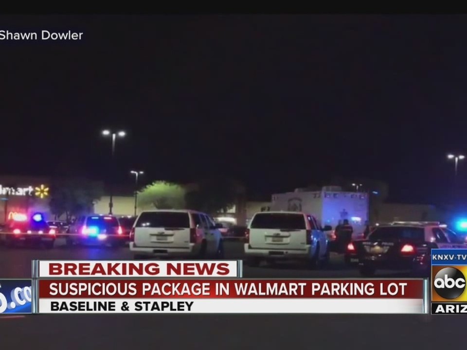 Suspicious package found at Mesa Walmart