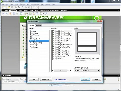 i Teach u How to make a web PAGE or SiTE with Dreamweaver