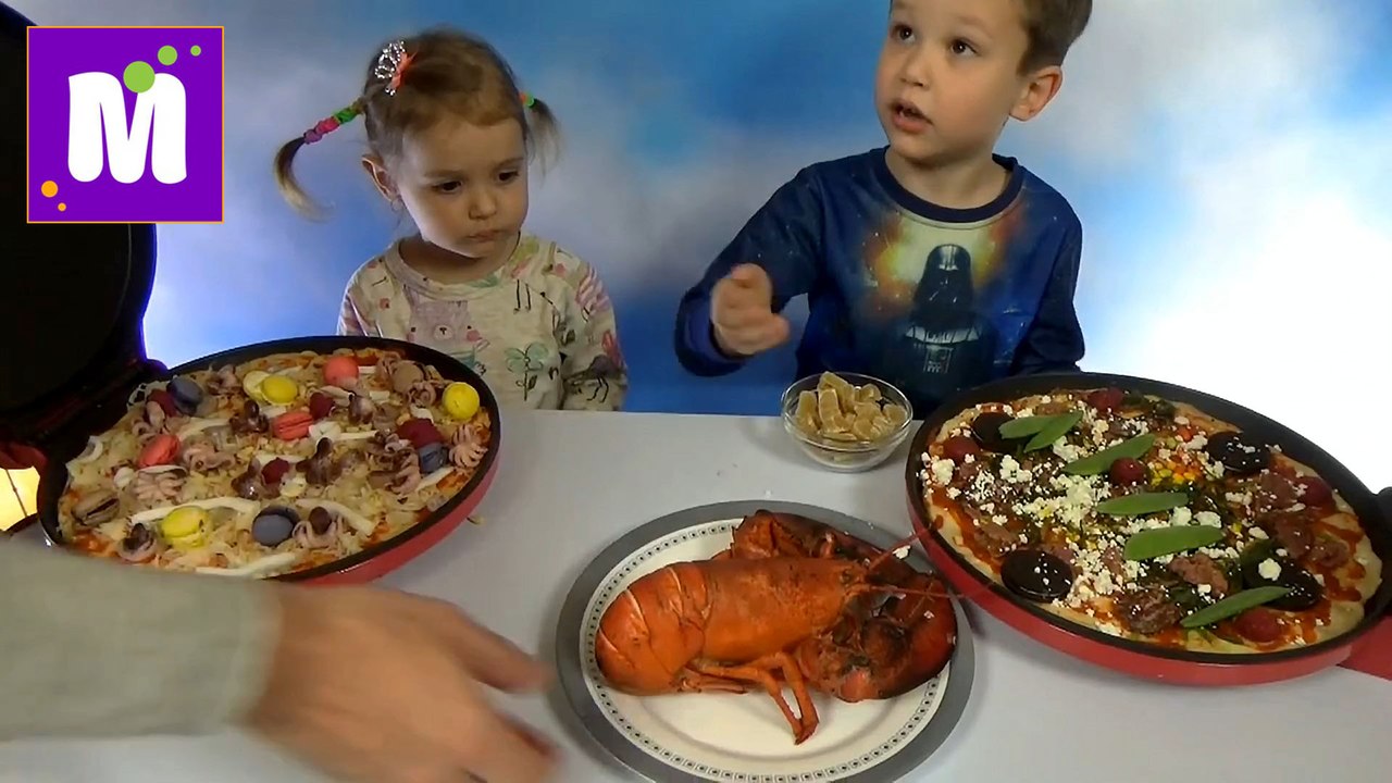 Пицца челлендж с омаром и мясом лося от Макса и...