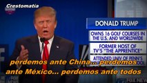 Primer debate de Donald Trump subtitulado. Los peores momentos.