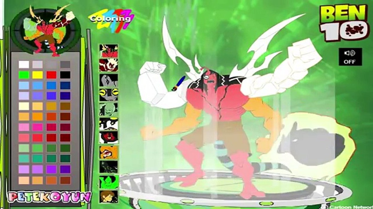Ben10 Coloring Game- Ben10 Games