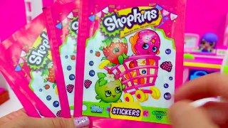 Shopkins Shoppies Doll Bubbleisha Small Mart Shopping with Stickers Blind Bags