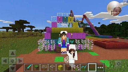 Nadia's Flower World - PE Minecraft - Music Shop and Disco (World Music 720p)