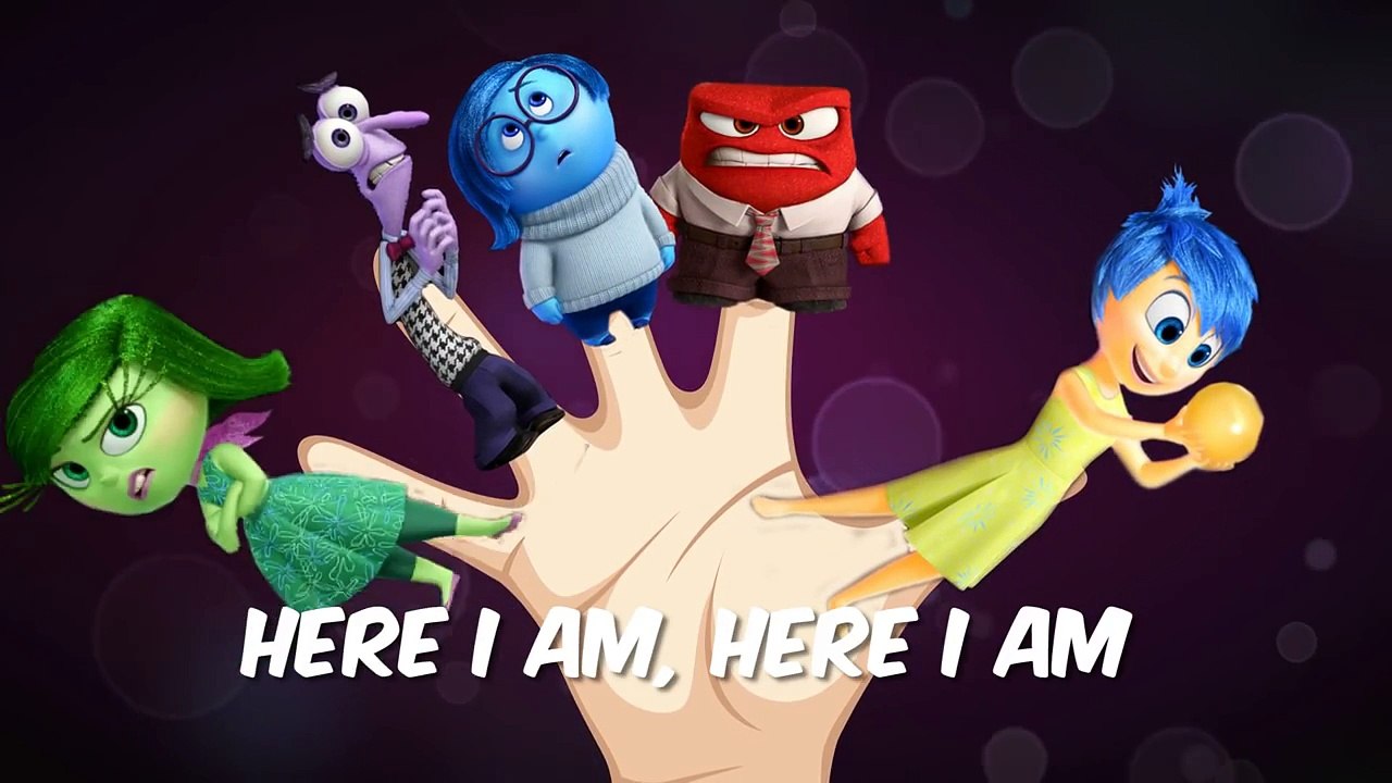 Finger Family Song! Disney Pixars Inside Out Nursery Rhyme ...