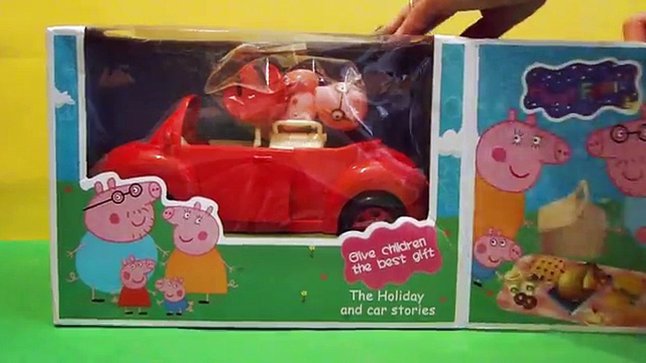 Свинка Пеппа. Обзор машина семьи Пеппы и набор для пикника