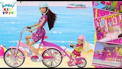 Barbie Sisters Ride Bike Riding Dolls