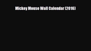 Read ‪Mickey Mouse Wall Calendar (2016) Ebook Free
