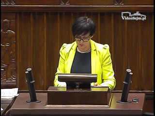 Poseł Dorota Niedziela - Wystąpienie z dnia 10 marca 2016 roku.