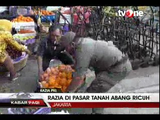 Penertiban PKL di Tanah Abang Kembali Ricuh