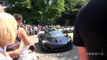McLaren P1 SOUND Brutal Accelerations, Engine sound and small Revs