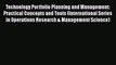 [PDF] Technology Portfolio Planning and Management: Practical Concepts and Tools (International