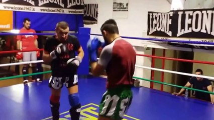 Giorgio Petrosyan training sparring