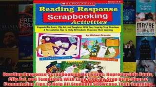 Download PDF  Reading Response Scrapbooking Activities Reproducible Fonts Clip Art and Templates With FULL FREE