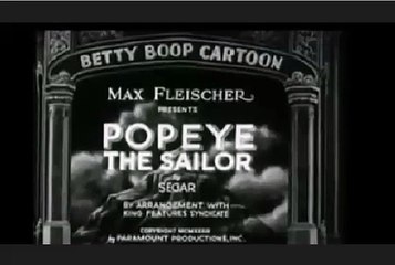 Chilling with Popeye and a black Betty Boop