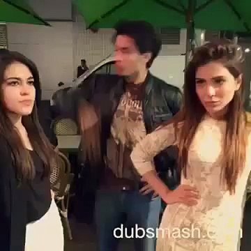 Humaima Malik and Ali Zafar New Dubsmash Video