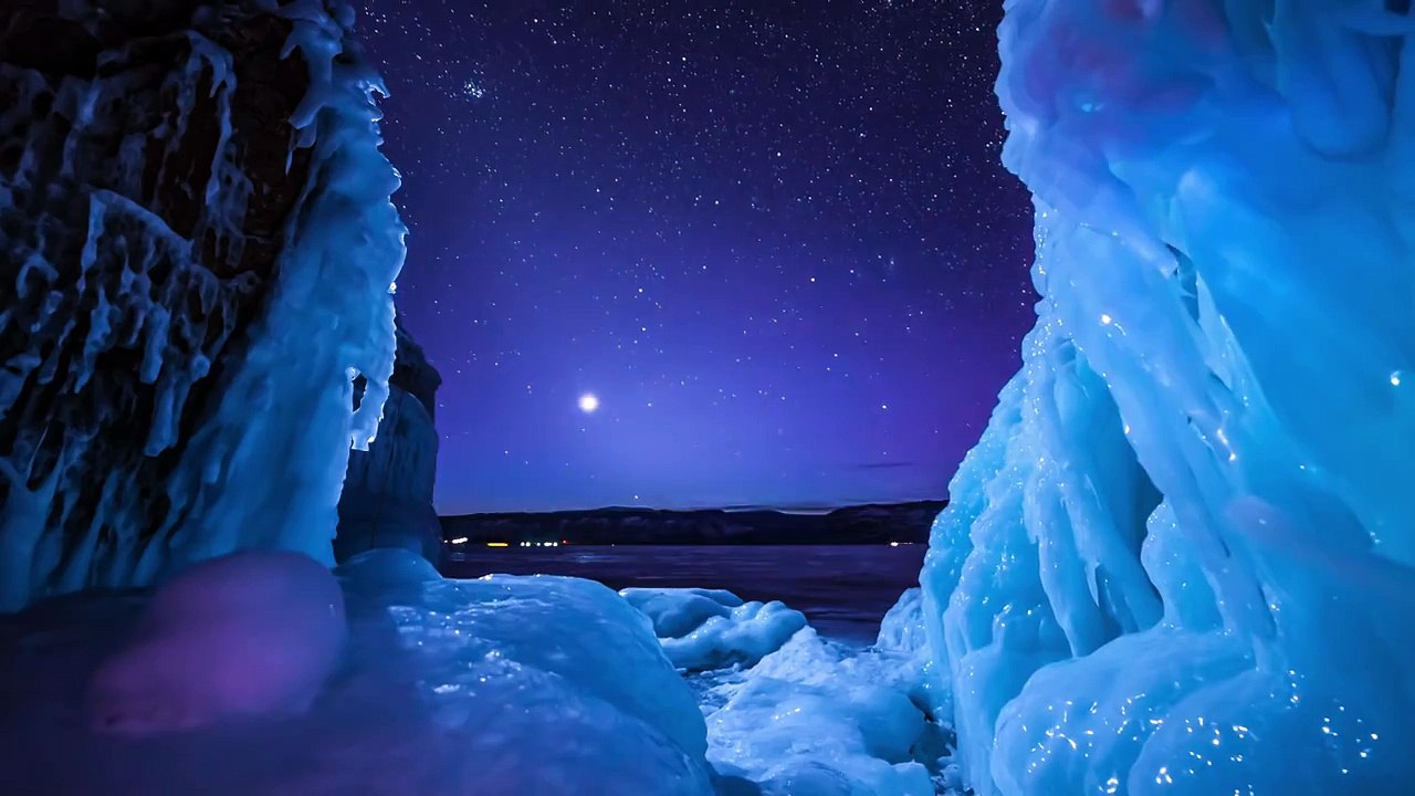Северное сияние на Байкале HD 2016 / The polar lights on Baikal