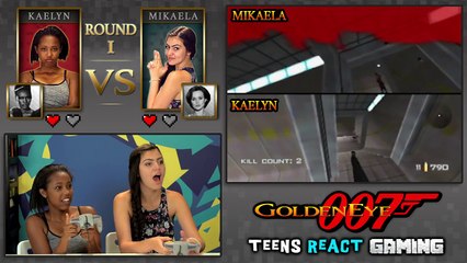 Teens React To The Classic Nintendo 64 Game Called Goldeneye 007