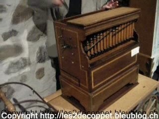 Orgue allemand à cylindre de bois