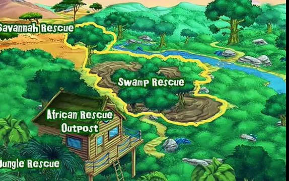 Go Diego Go! Diego and baby Jaguar are Animal Rescuers in Africa! Fun gameplay for kids!