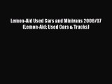 Read Lemon-Aid Used Cars and Minivans 2006/07 (Lemon-Aid: Used Cars & Trucks) Ebook Free
