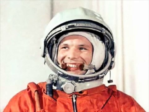 Гагарин - Выступление на Красной площади