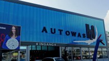 Autowas H2O - wasstraat in beeld m.b.v. drie camera's / Spijkenisse 2016