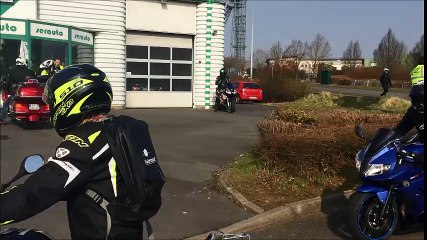 Liévin: manifestation des motards en colère contre le contre technique moto