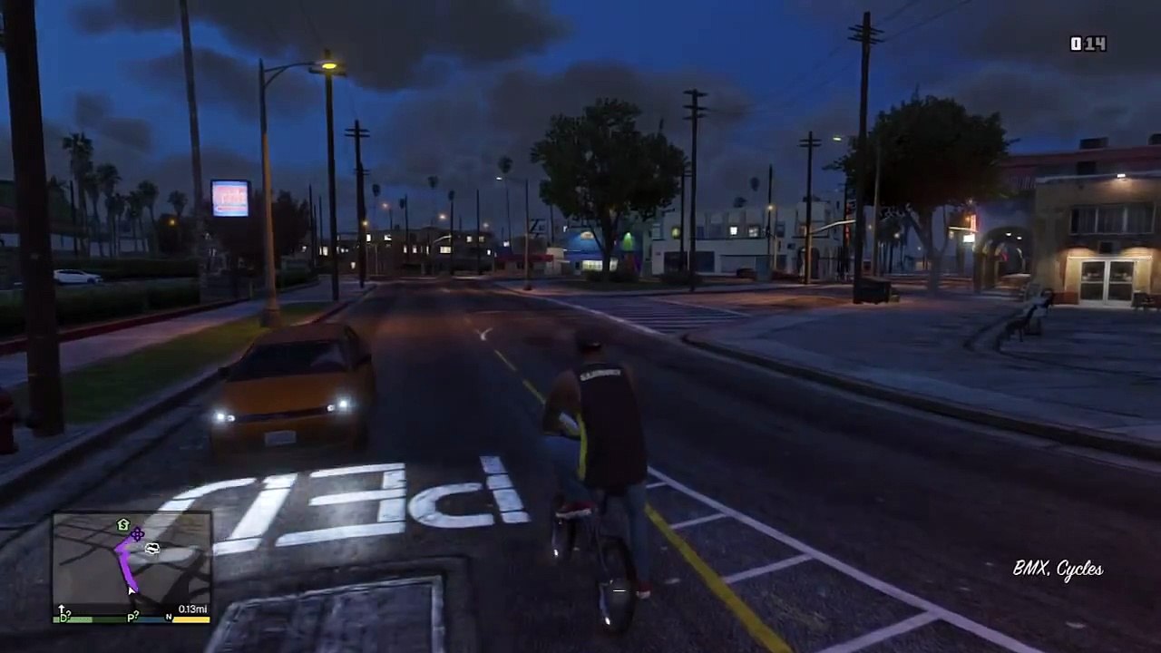 GTA V (5) | BMX Skatepark Gameplay
