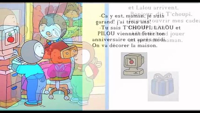 T'choupi fête son anniversaire (LIVRE) Dessins Animés T'choupi