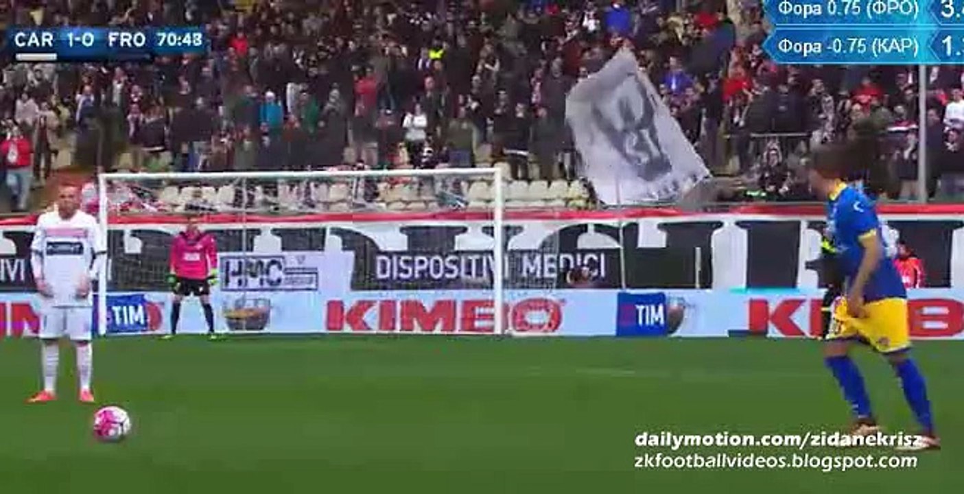 1-1 Federico Dionisi - Carpi v. Frosinone 13.03.2016 HD