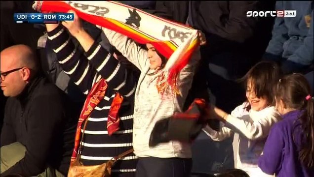 0-2 Alessandro Florenzi Goal Italy Serie A - 13.03.2016, Udinese Calcio 0-2 AS Roma