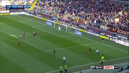 Bruno Fernandes Goal HD - Udinese 1-2 AS Roma 13.03.2016 HD