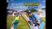 ICC World Cup Twenty20 2016 Teams and their Captains