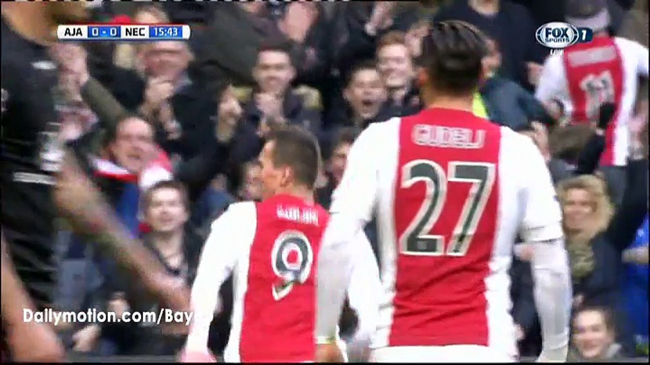 Arkadiusz Milik Goal HD - Ajax Amsterdam 1-0 NEC Nijmegen - 13-03-2016
