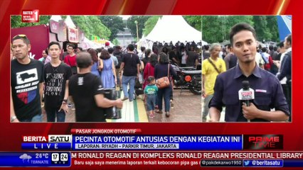 Pencinta Otomotif Antusias Saksikan Pasar Jongkok Senayan