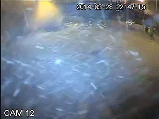 Kastamonu'da patlama anı kameraya böyle yansıdı