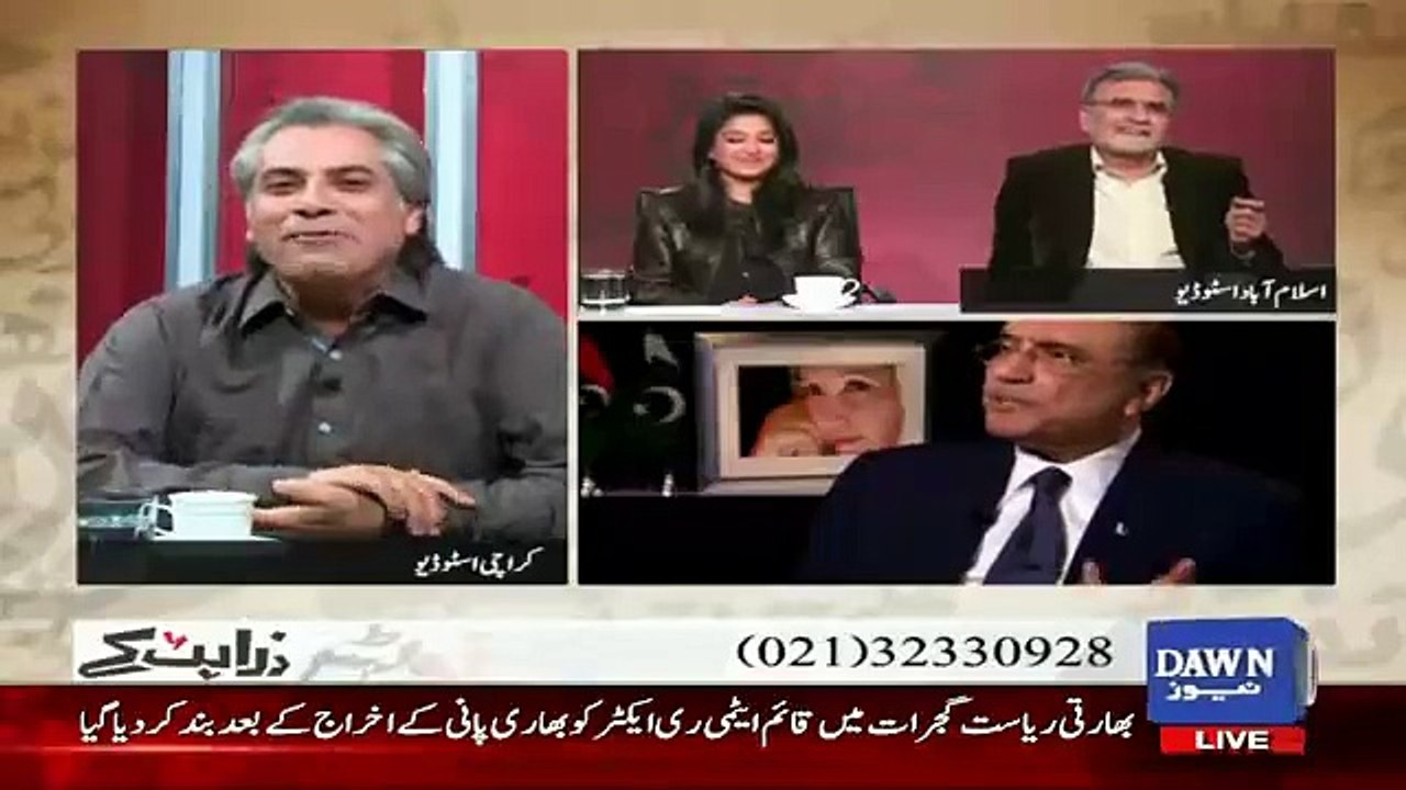 Zardari k baray mein kehtay hain k un se milnay k baad apni pockets chek krni chahye- Nusrat Javed replies