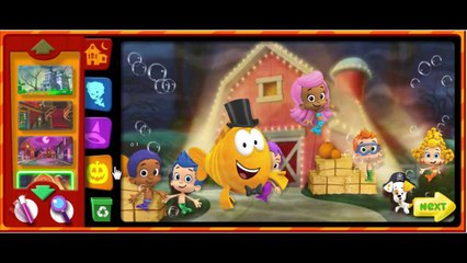 Nick Jr Bubble Guppies Cartoon Halloween Party Game Play Walkthrough Animation