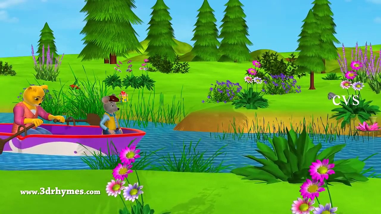 Wheels On The Bus Go Round And Round - 3D Animation Kids' Songs - Nursery Rhymes for Children [HD]