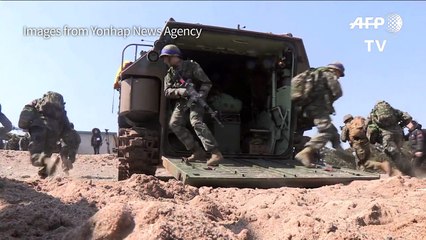 US and S. Korean troops stage largest-ever joint landing drill