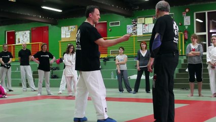 Patrick FAORO Senseï démonstration lors du Stage de Self Défense Féminin le 06 Mars 2016