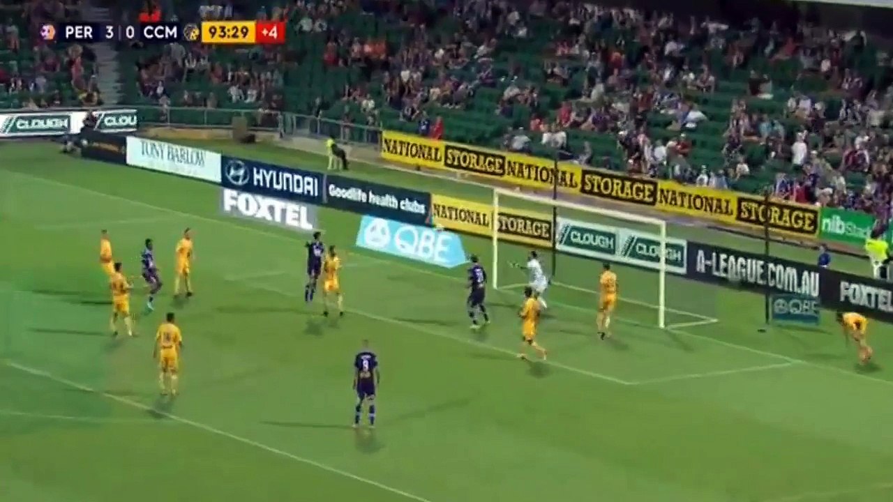 Perth Glory FC 4_0 CC Mariners Chris Harold Goal  Australian  A-League 12-03-16
