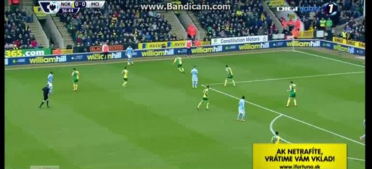 Yaya Toure Super Power SHOOT | Norwich 0-0 Manchester City 12-03-2016