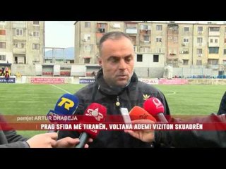 PRAG SFIDA ME TIRANËN, VOLTANA ADEMI VIZITON SKUADRËN