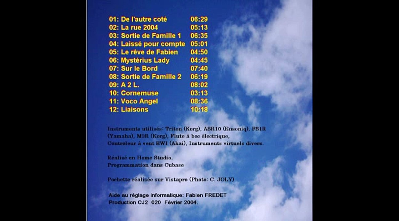 Christian Joly De L Autre Coté cd De l autre coté 2004