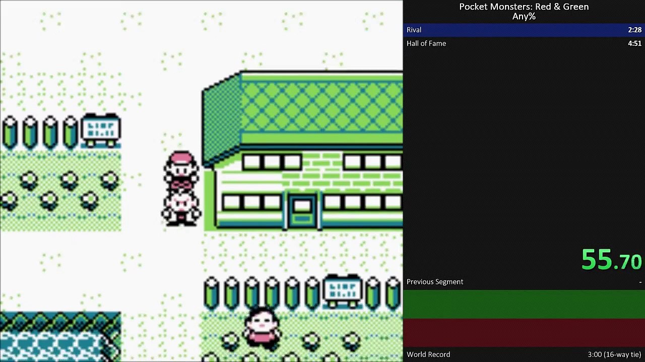 [Pocket Monsters: Red & Green] Any%: 0:04 (IGT), 4:43(RTA)