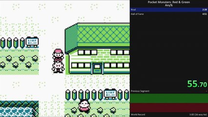 [Pocket Monsters: Red & Green] Any%: 0:04 (IGT), 4:43(RTA)